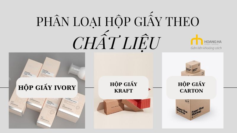 Các chất liệu phổ biến của hộp giấy